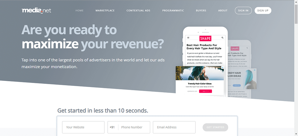 This is a good ad network for small publishers because they have no minimum traffic requirements. 100% fill rate no matter where your visitors are from.